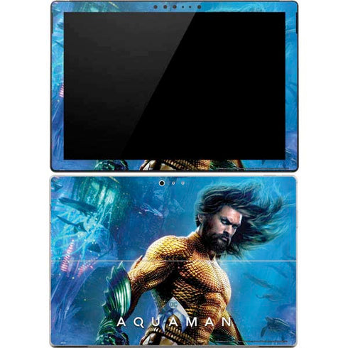 DC Comics Aquaman Movie Arthur Curry Poster Surface Pro 4 Skin